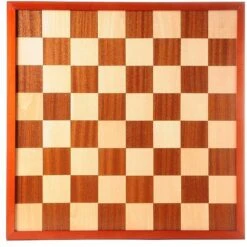 LongField Games Schaakbord/Dambord Veld 42 Cm